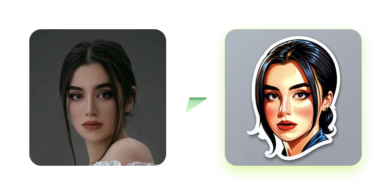Face to Sticker